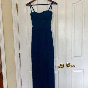 Navy Blue Maxi Dress